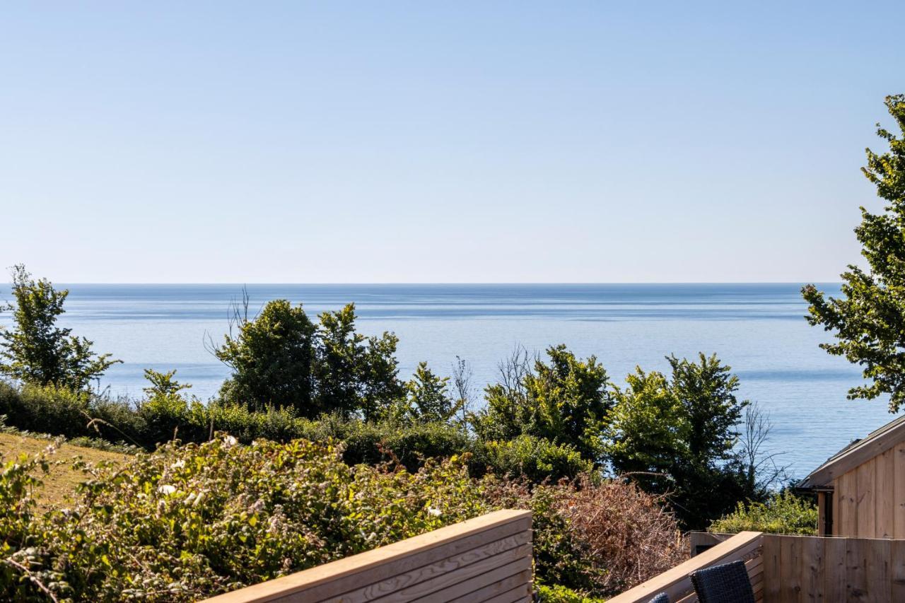Stunning Coastal Apartment In Maidencombe With Sea Views & Garden Stokeinteignhead Eksteriør billede