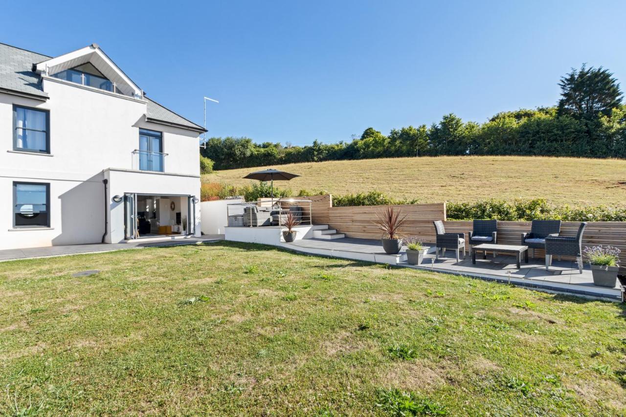 Stunning Coastal Apartment In Maidencombe With Sea Views & Garden Stokeinteignhead Eksteriør billede